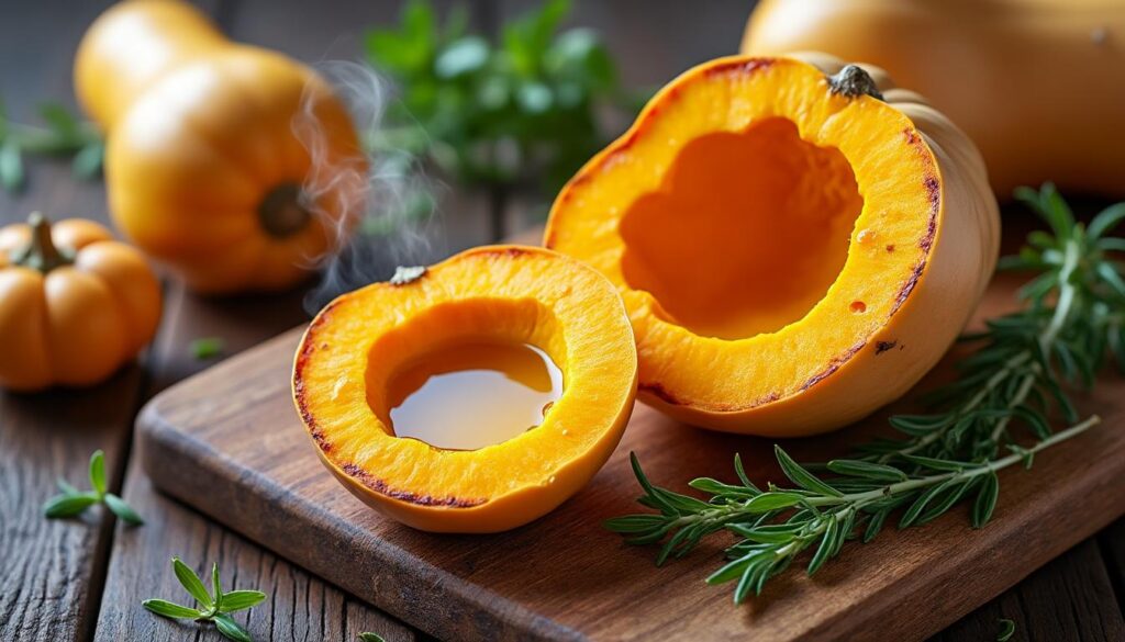 découvrez notre astuce simple pour réussir une butternut au four avec une chair fondante et parfumée. un délice facile à préparer qui ravira vos papilles.