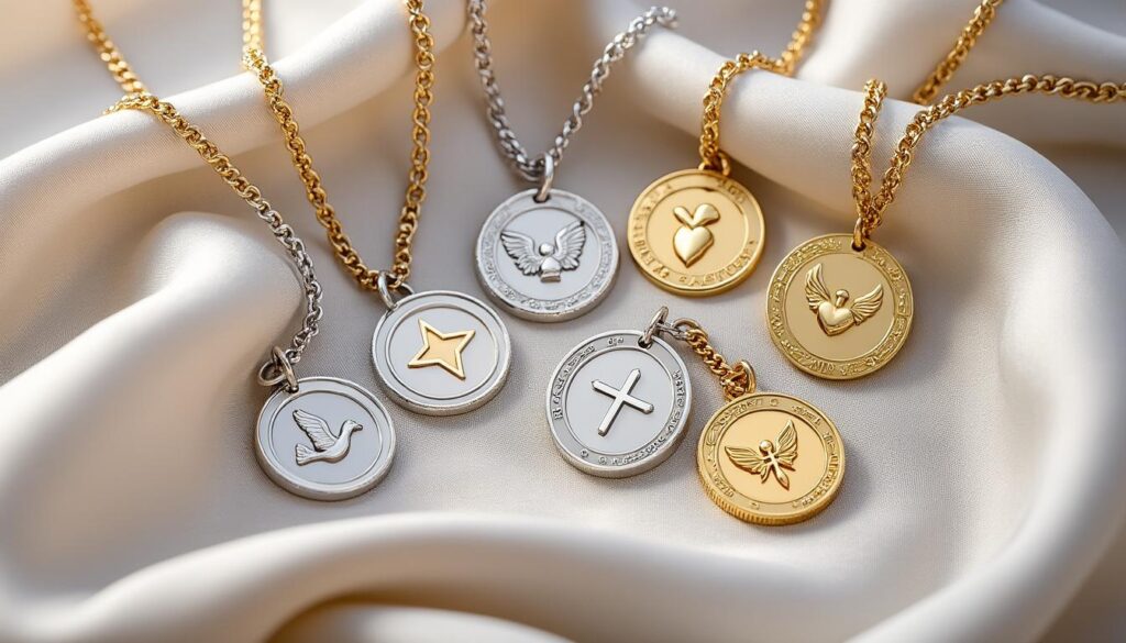 découvrez notre guide complet pour choisir une médaille de baptême unique et personnelle, symbole de foi et d'amour à offrir pour un moment inoubliable.