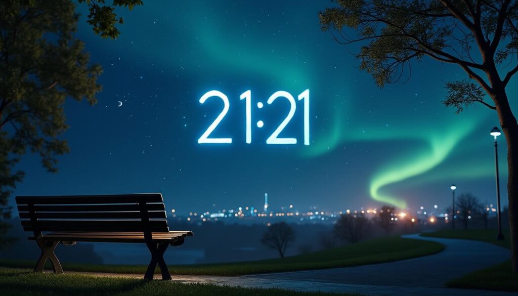 découvrez la signification de l'heure miroir 21h21 et les messages que l'univers souhaite vous transmettre ce soir pour guider votre chemin.