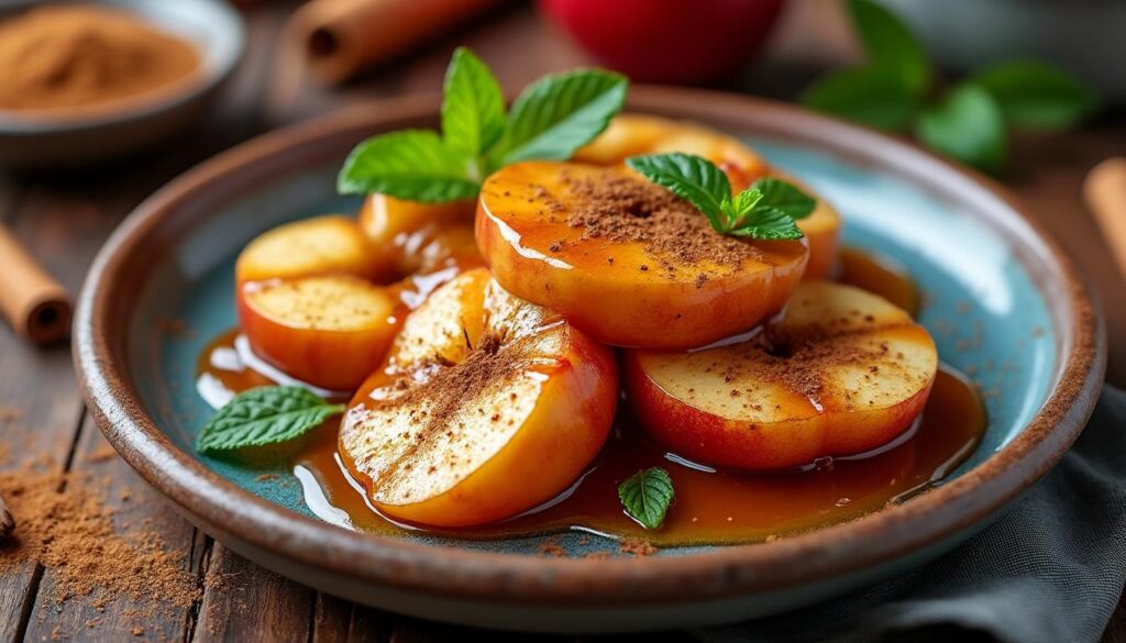 découvrez la recette facile des pommes au four caramélisées, une astuce gourmande pour un dessert fondant, parfumé et irrésistiblement sucré.