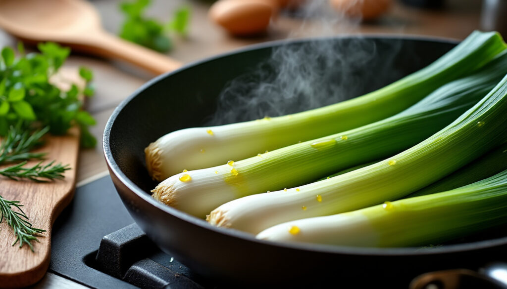 découvrez des astuces simples et efficaces pour cuire vos poireaux à la poêle rapidement tout en conservant toute leur saveur et leur texture délicate.