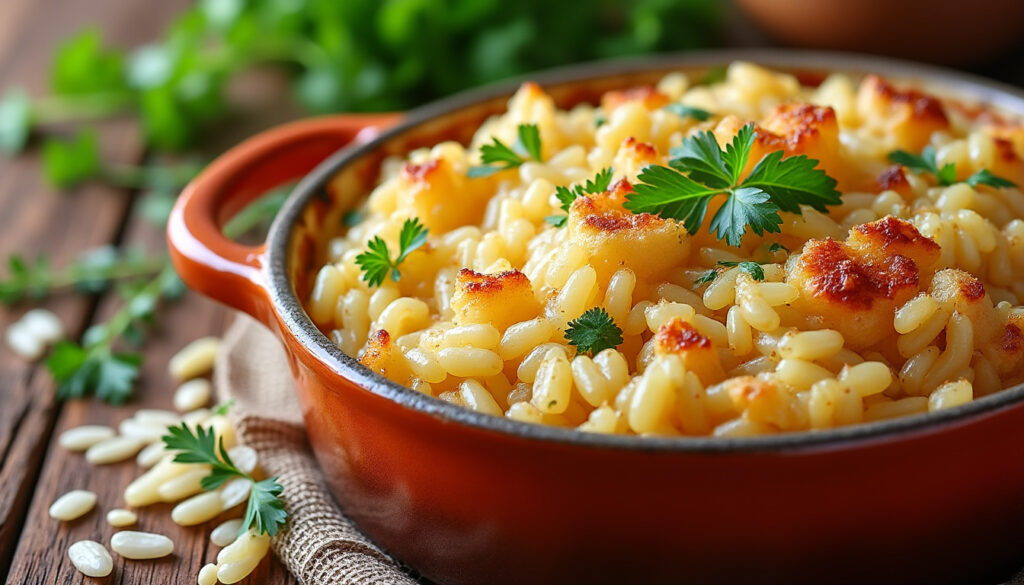 Riz au four : la technique simple pour un plat savoureux et moelleux