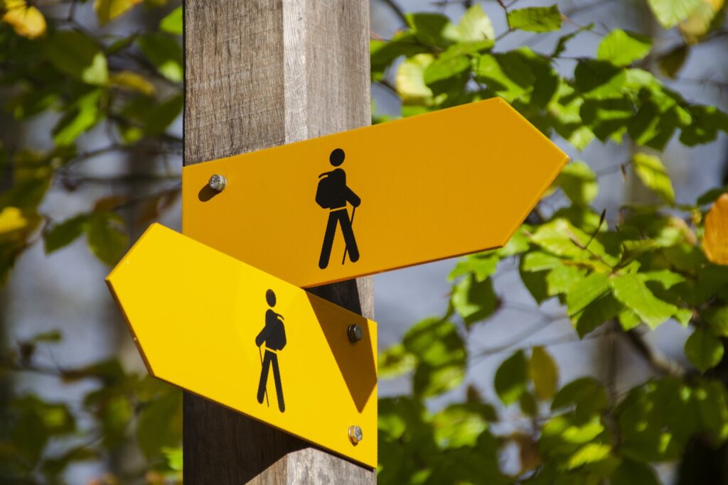 Hiking Directional Signs