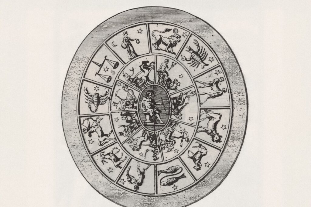 The Miriam and Ira D. Wallach Division of Art, Prints and Photographs: Picture Collection, The New York Public Library. "Pierre gravée, de l'époque romaine, portant les planètes et les signes du zodiaque." The New York Public Library Digital Collections. 1884. https://digitalcollections.nypl.org/items/510d47e2-d3c8-a3d9-e040-e00a18064a99